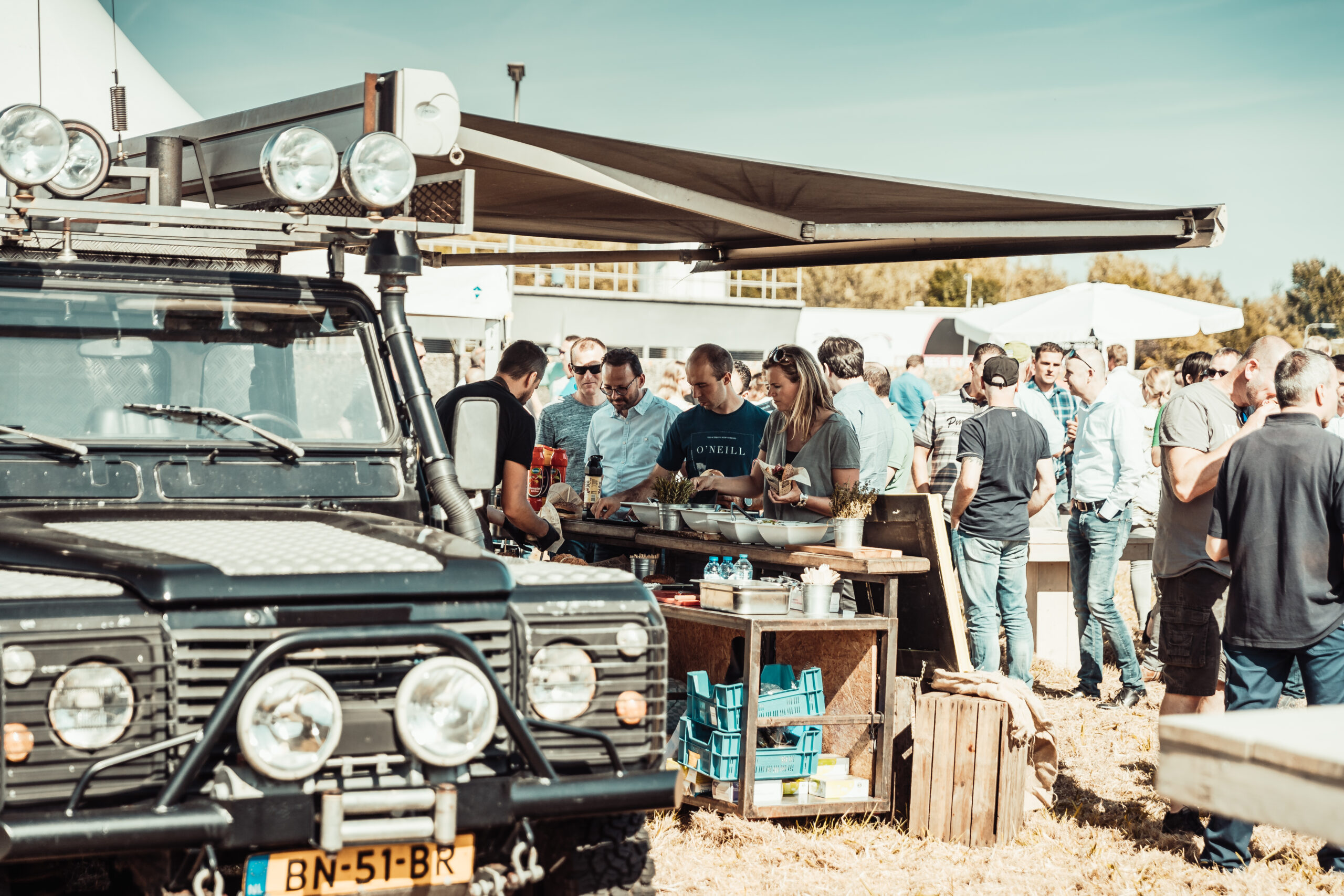 Foodtruckfestival op de zaak